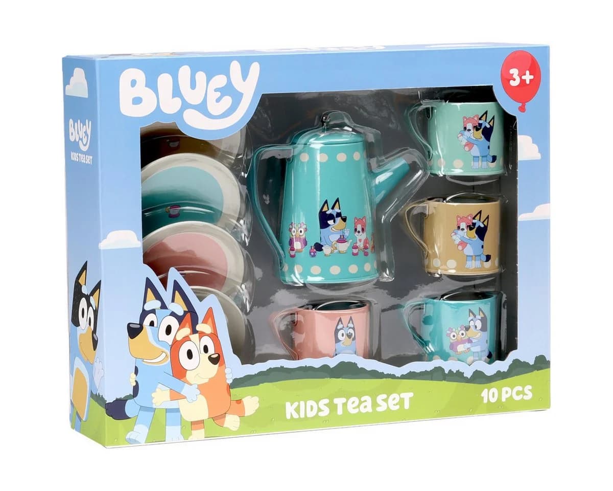 Bluey Spielgeschirr Set 10-tlg. Bunt Metall - Bild 4