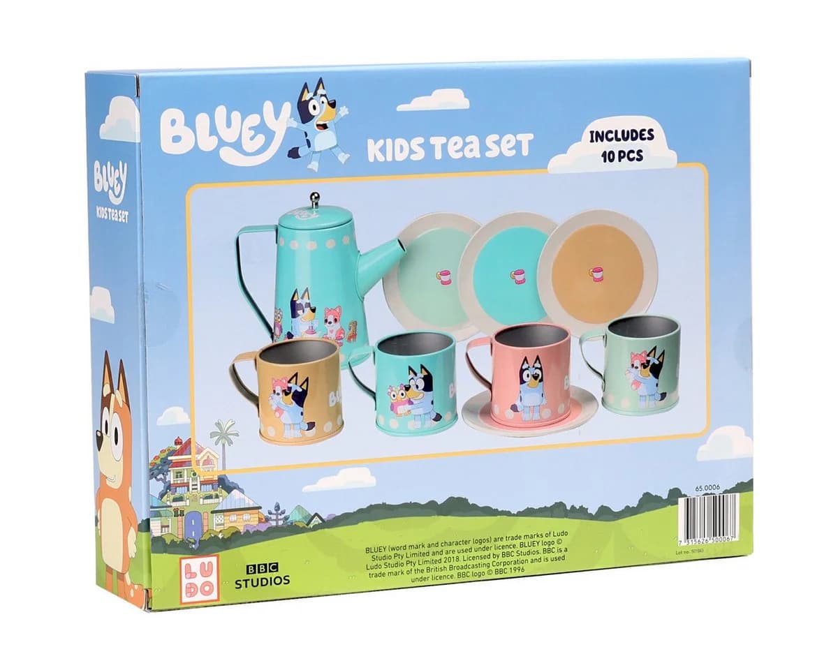 Bluey Spielgeschirr Set 10-tlg. Bunt Metall - Bild 5