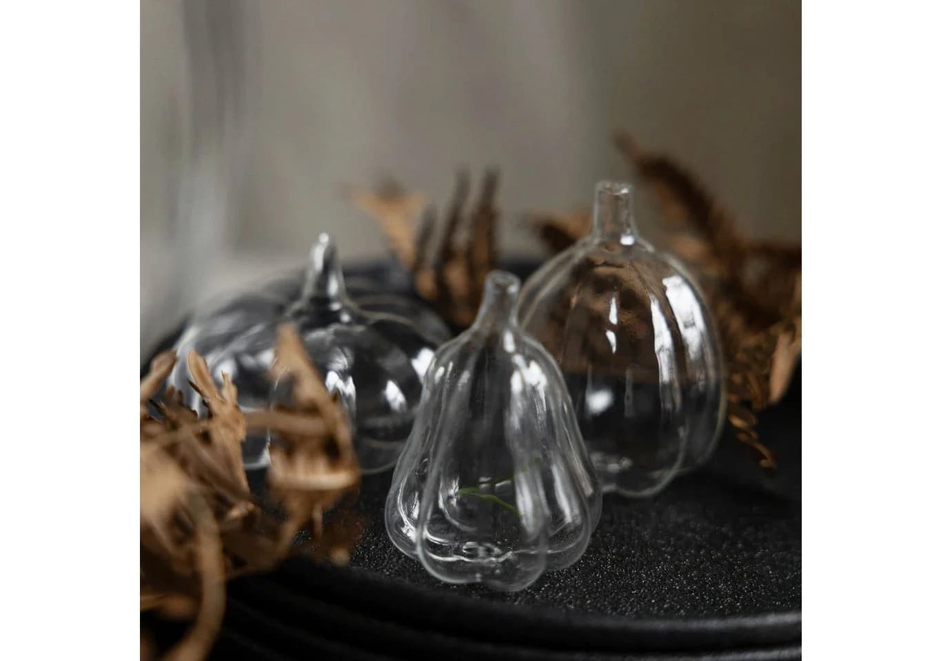 Storefactory Dekoobjekt Kürbis Stenkullen Glas Transparent