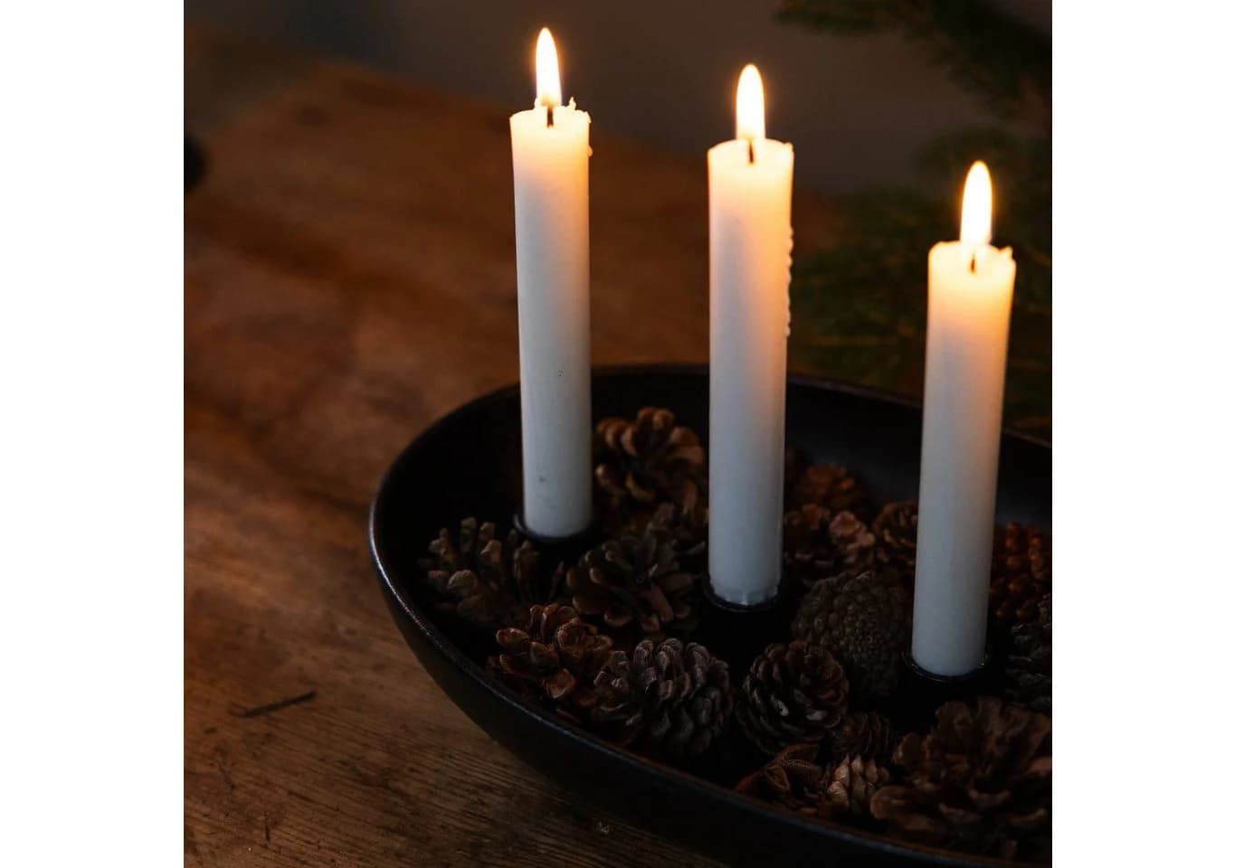 Storefactory Scandinavia Kerzenständer GRÖNDAL 4er glänzend schwarz - Bild 5