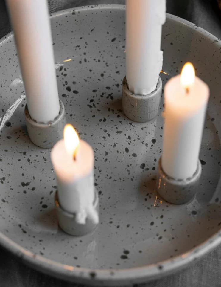 Storefactory Kerzenhalter Granholmen für 4 Kerzen als Adventskranz in Natur - Bild 3