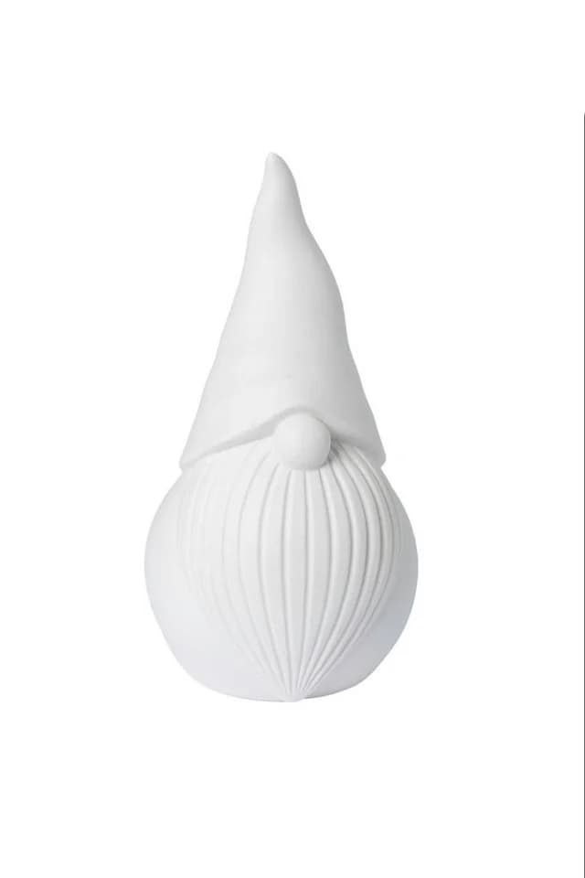 Storefactory Dekofigur Santa Stig Weihnachtsmann Keramik Weiß