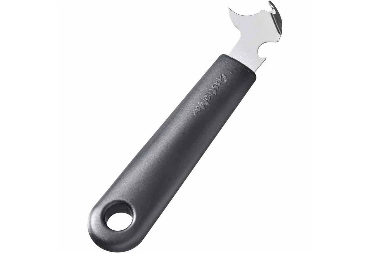 GastroMax Dosenöffner Schwarz 15,5 cm Edelstahl