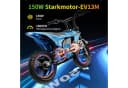 EVERCROSS TECH Elektro-Kindermotorrad 150W 12 Zoll Luftreifen Blau Bild 1