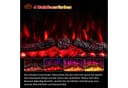 HOMAVO Elektrokamin mit Schrank, 3D-Flammeneffekt, 1000W/2000W Heizung, Timer Bild 4