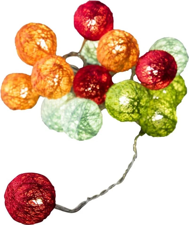Konstsmide LED-Lichterkette 16-flammig Baumwollkugeln - Bild 3