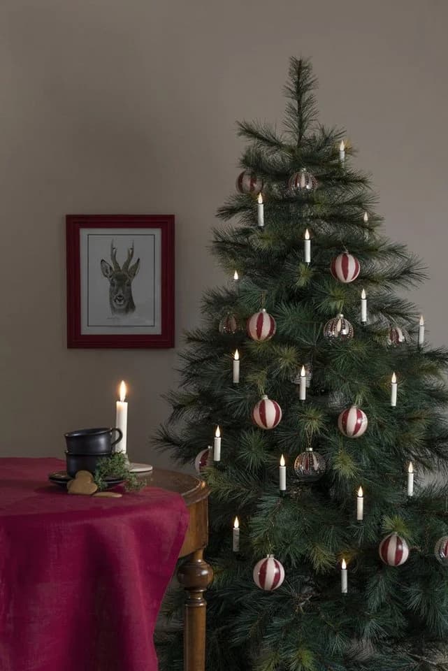 KONSTSMIDE Christbaumkerzen LED 24 Stk. Weiß mit Timer & Fernbedienung - Bild 4