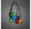 Konstsmide LED-Lichterkette Schwarz Bunt 14,5m Gesamtlänge Bild 1