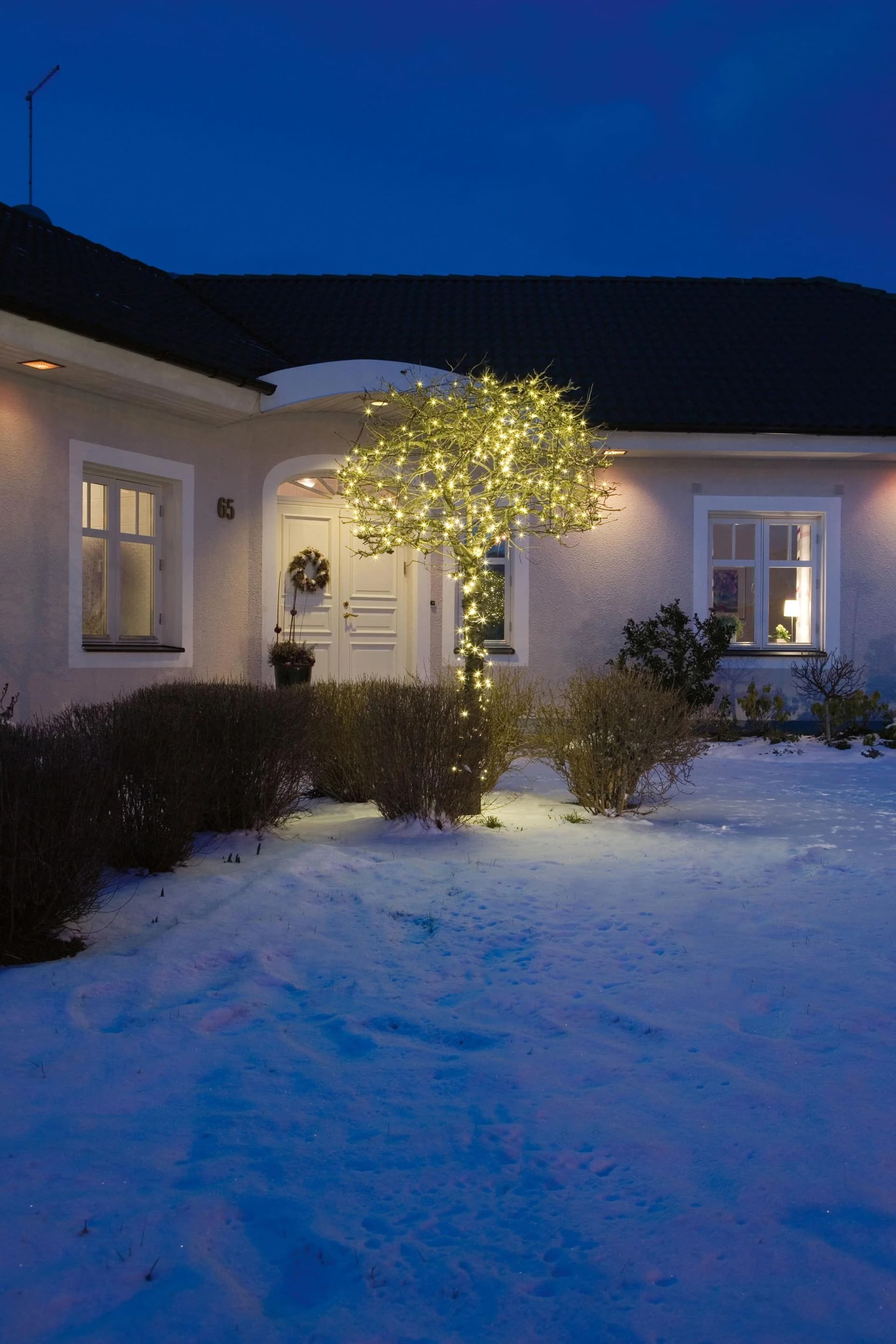 Konstsmide LED-Lichterkette 40-flammig Micro LED Lichterkette mit Funkeleffekt