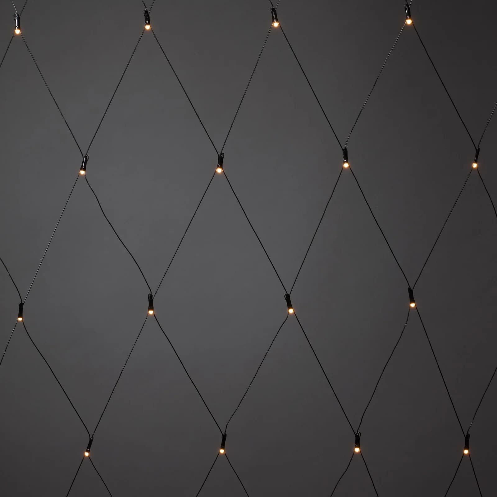 Konstsmide LED-Lichternetz 120 bernsteinfarbene Dioden Outdoor