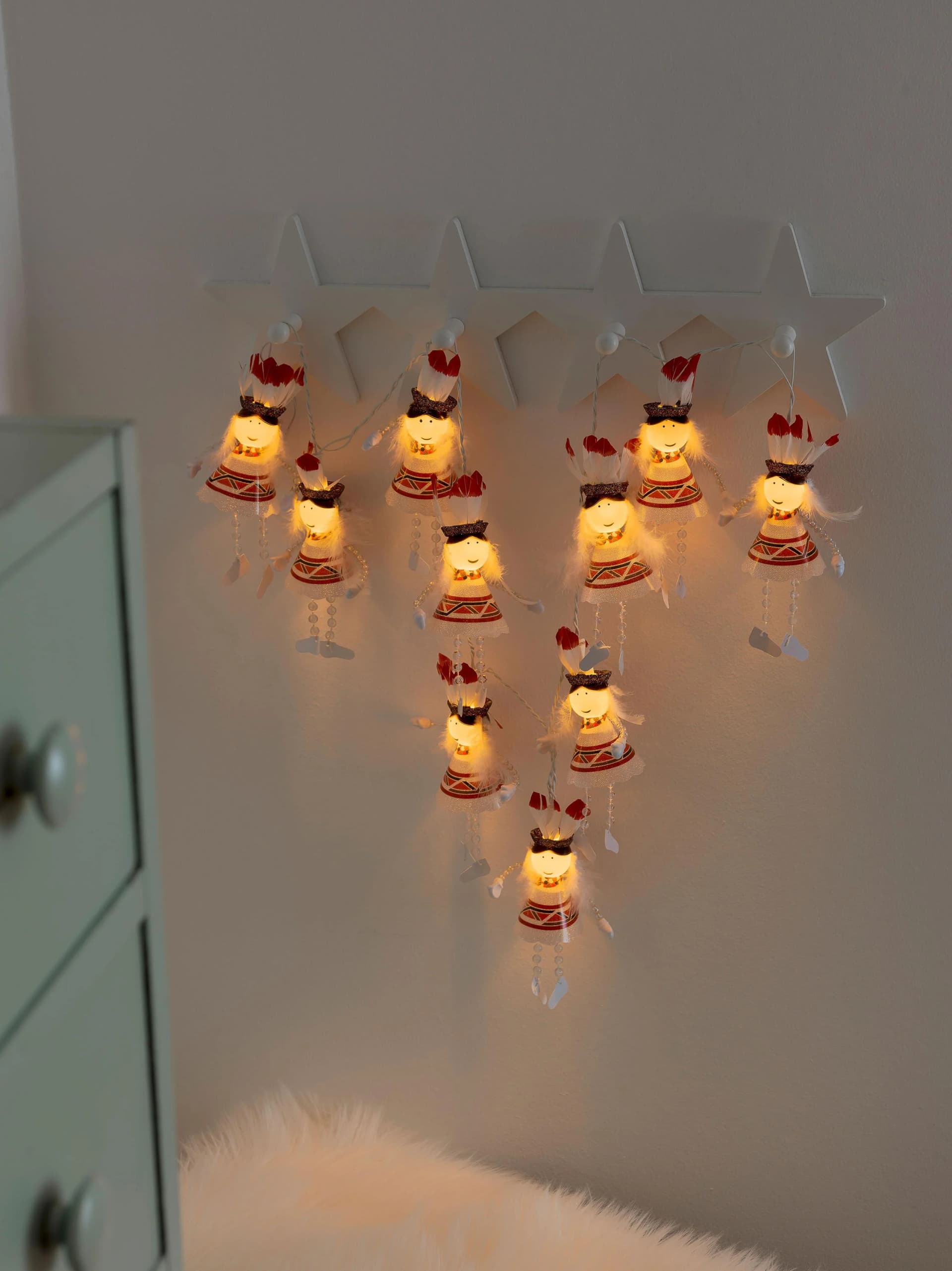 Konstsmide LED-Lichterkette 10-flammig Dekolichterkette