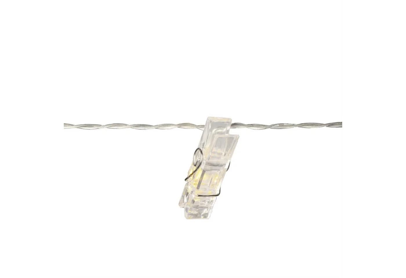 Konstsmide LED Clip Lichterkette 12 Wäscheklammern Warmweiß 2,75m - Bild 2