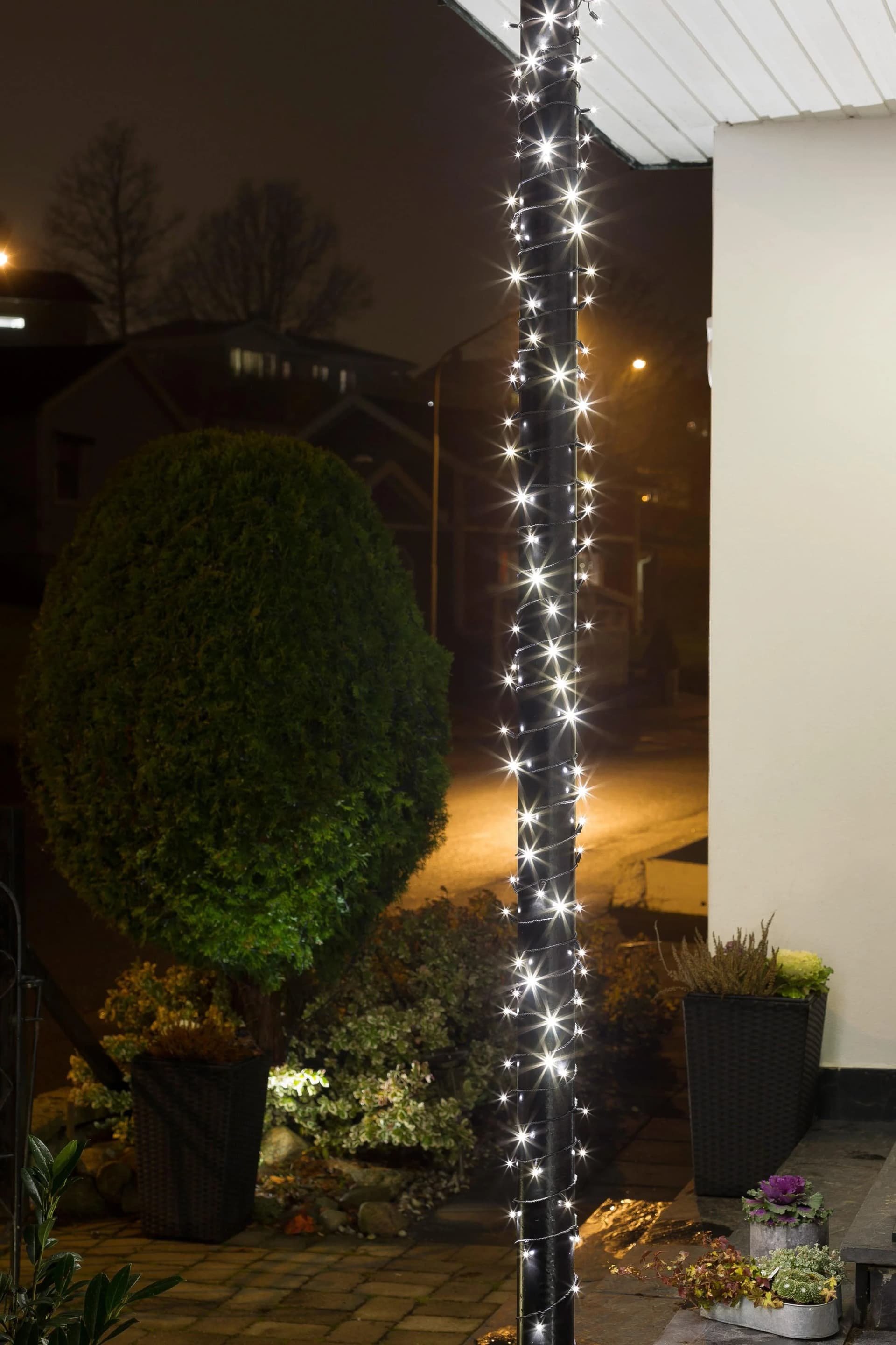 Konstsmide LED-Lichterkette Weihnachtsdeko aussen 80 Flammen