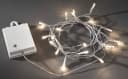KONSTSMIDE LED-Lichterkette Weihnachtsdeko Außen 80 warmweiße LEDs transparent Bild 1