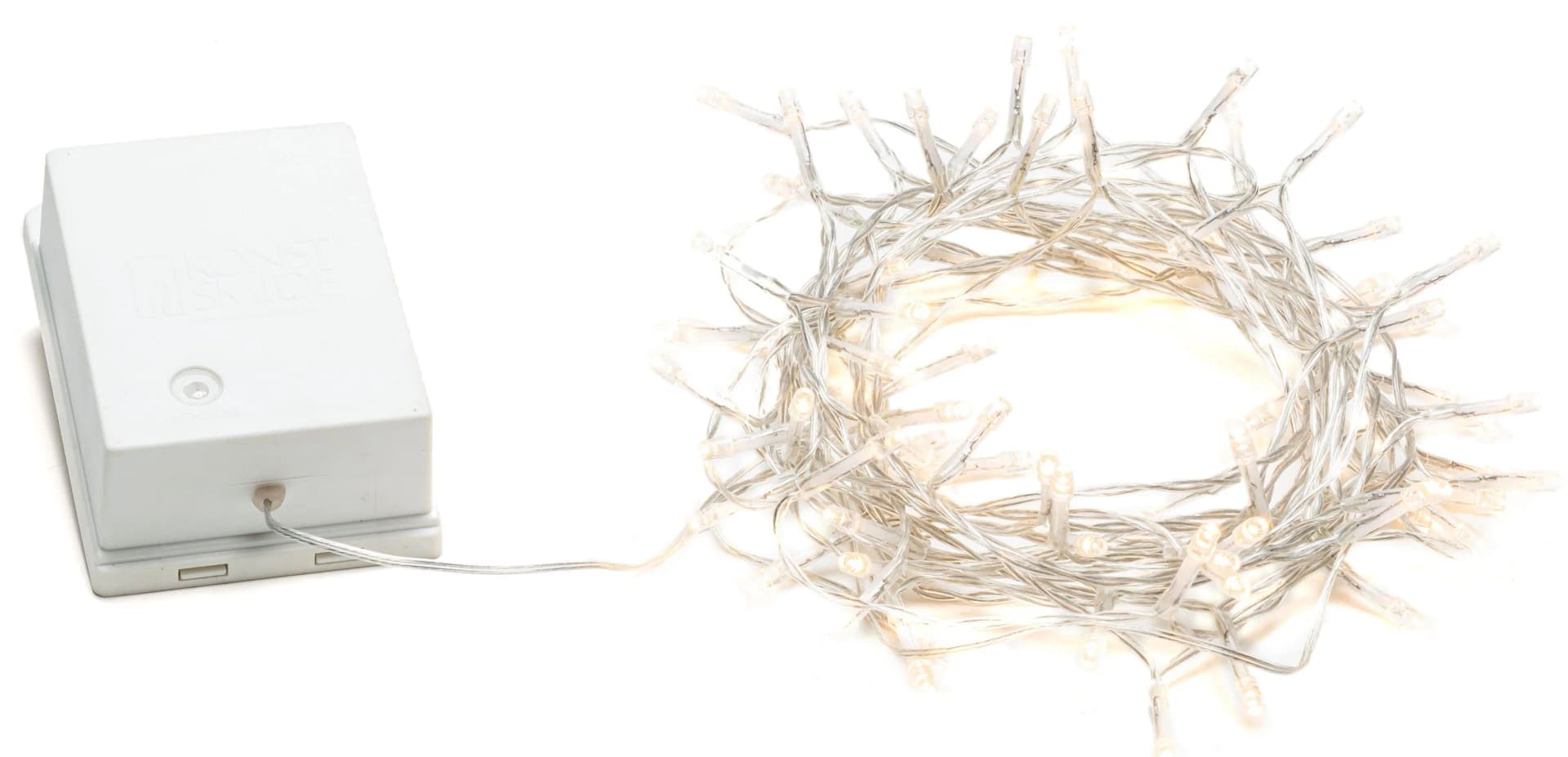KONSTSMIDE LED-Lichterkette Weihnachtsdeko Außen 80 warmweiße LEDs transparent - Bild 3