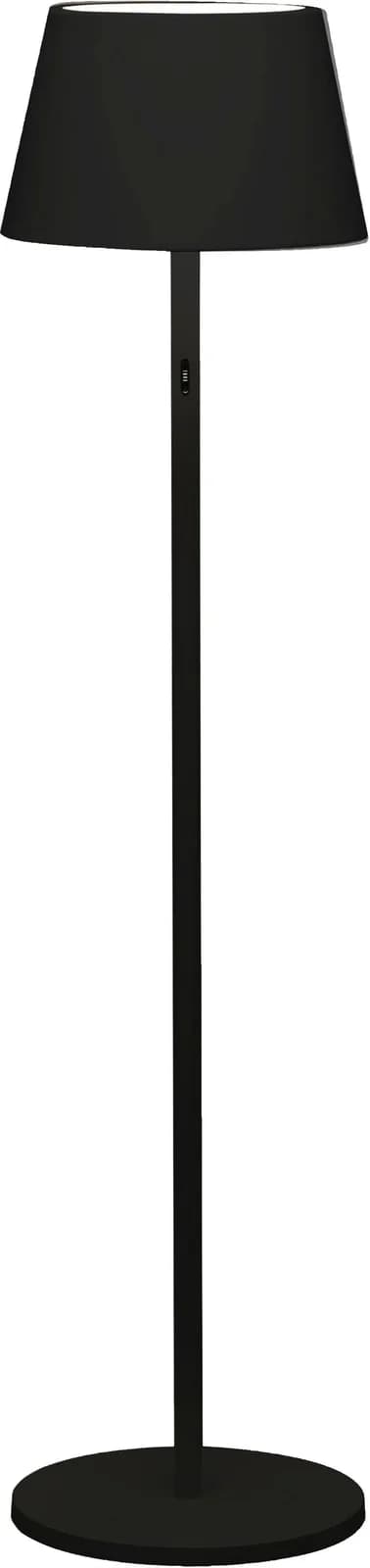 KONSTSMIDE LED Stehlampe Pomezia Schwarz Dimmbar Akku