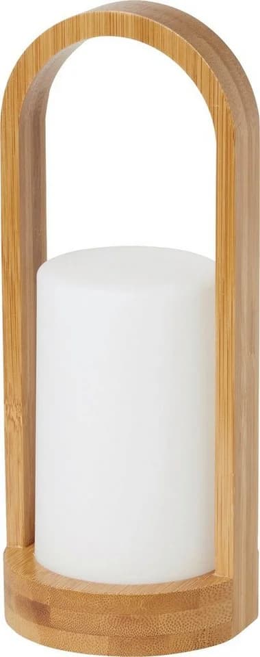 Duni LED Dekolicht Kerzenhalter Bambus