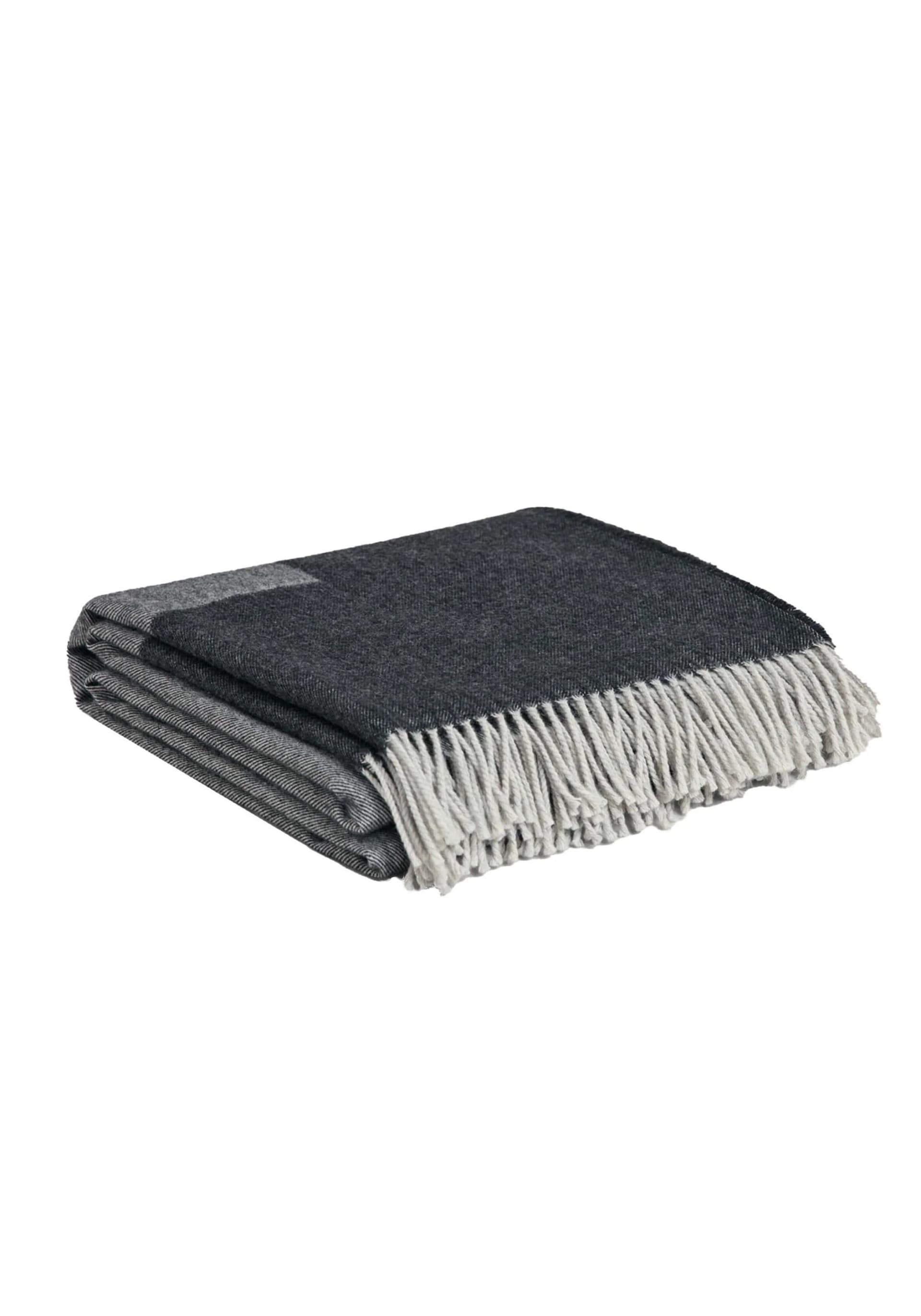 GANT Wohndecke Logo Throw Grau 130x180 cm
