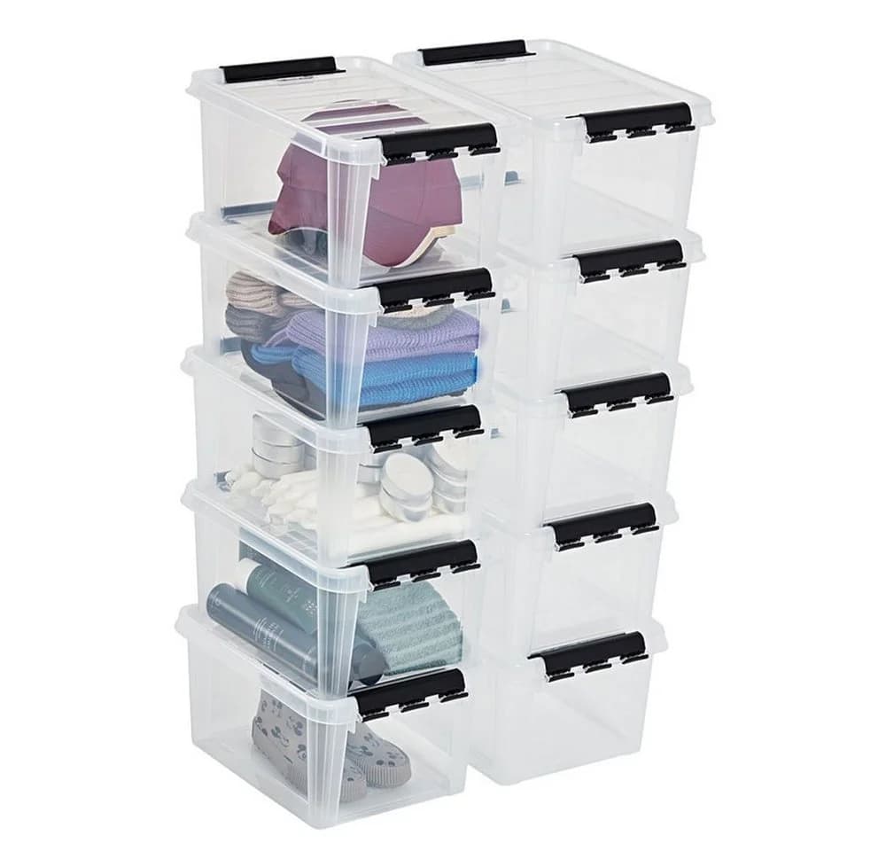 Orthex SmartStore Classic Aufbewahrungsbox 7L mit Deckel Transparent - Bild 3