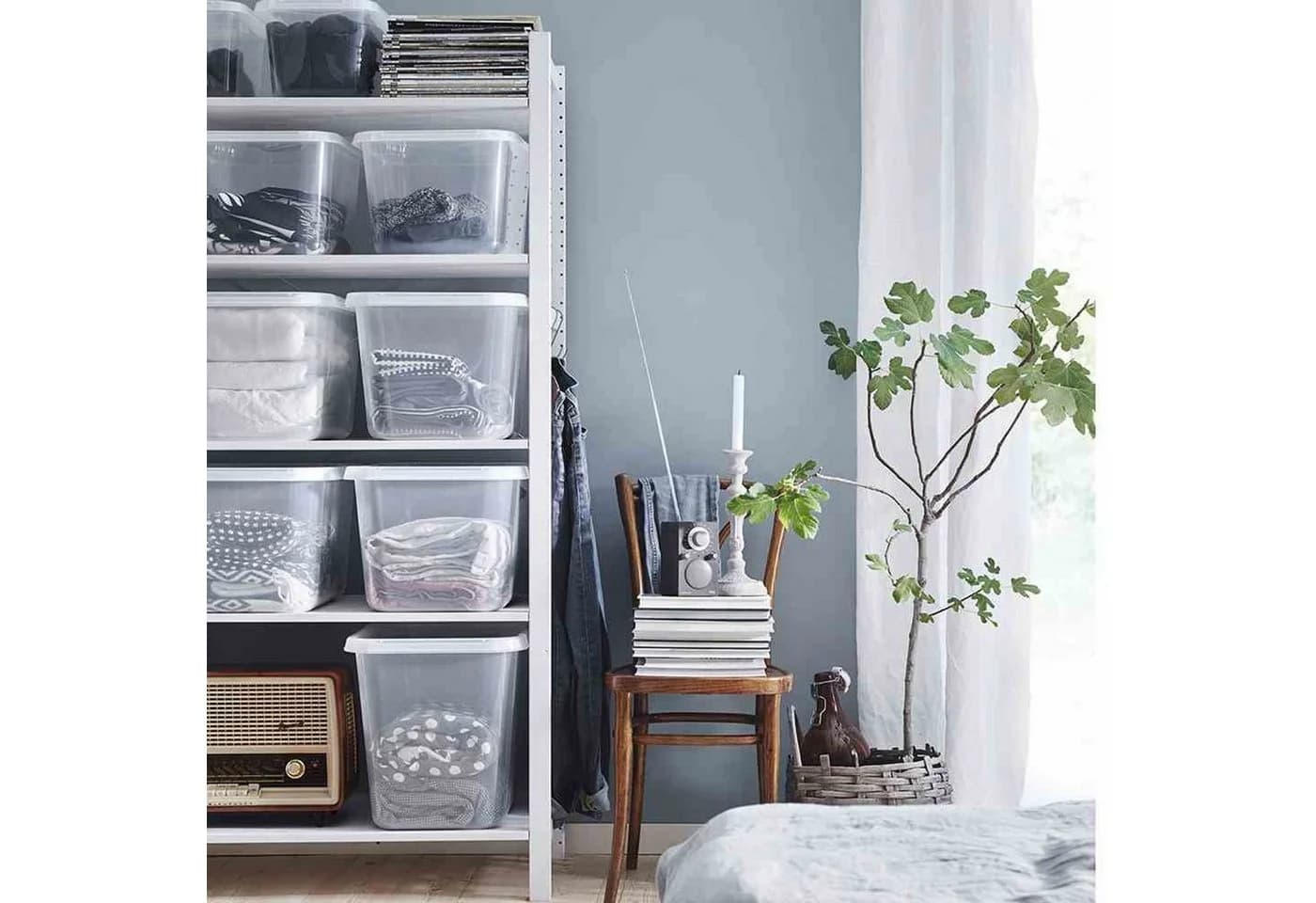 Orthex BasicBox M 25 l transparent Aufbewahrungsbox - Bild 5
