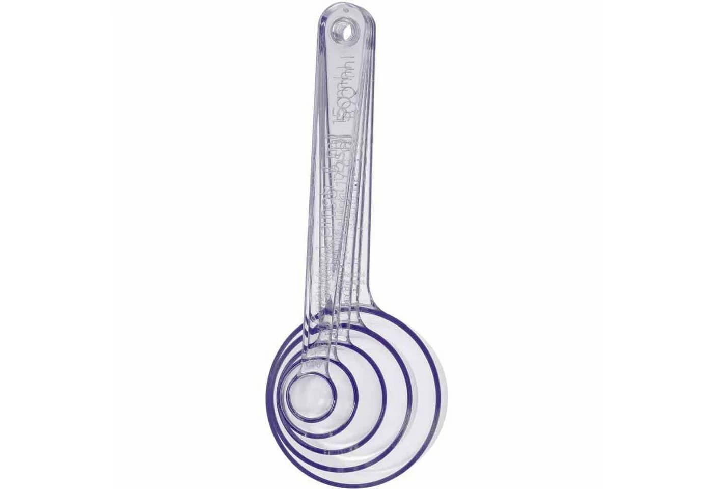 GastroMax Messlöffel-Set 5-teilig Transparent Kunststoff - Bild 2