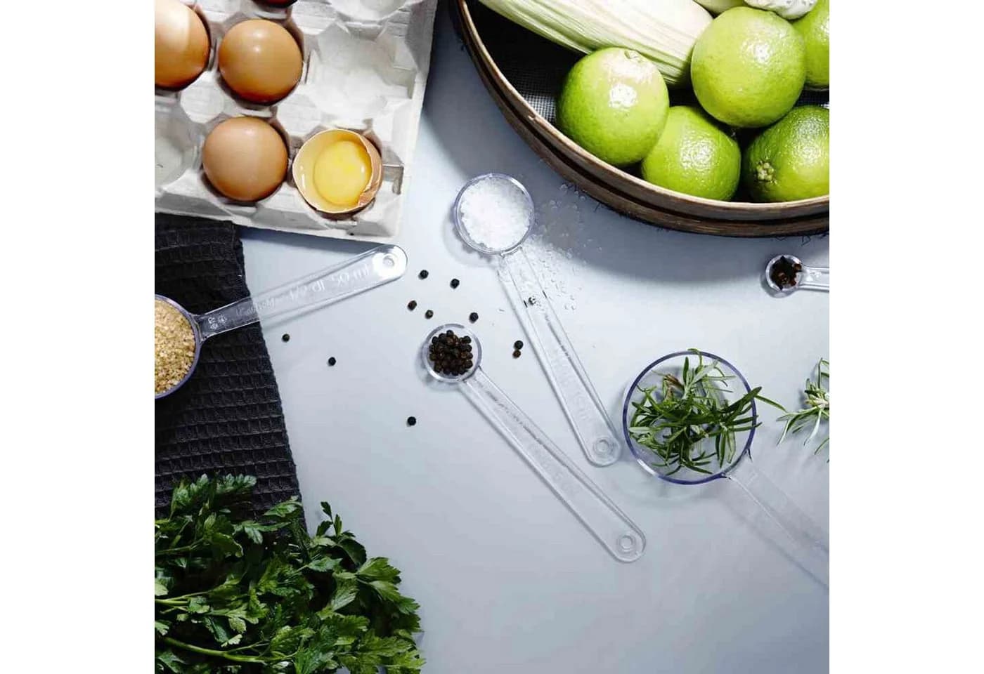 GastroMax Messlöffel-Set 5-teilig Transparent Kunststoff - Bild 4