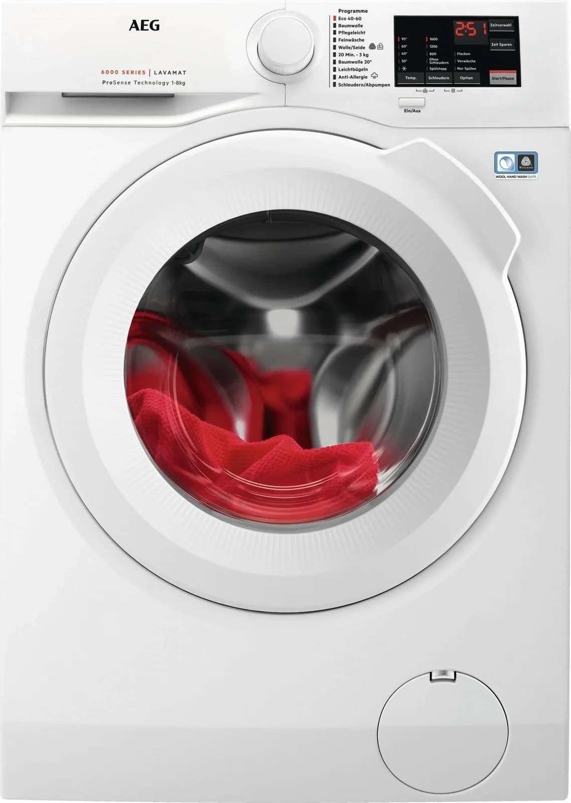 AEG Waschmaschine L6FBA51680 Anti-Allergie-Programm