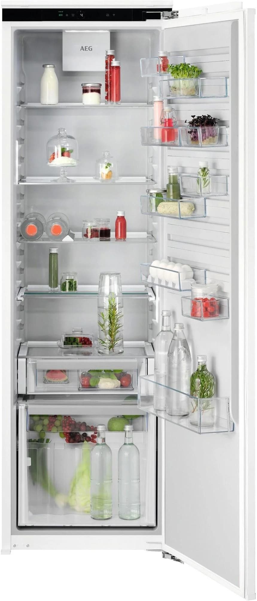 Einbaukühlschrank Silber, Weiß, Modern