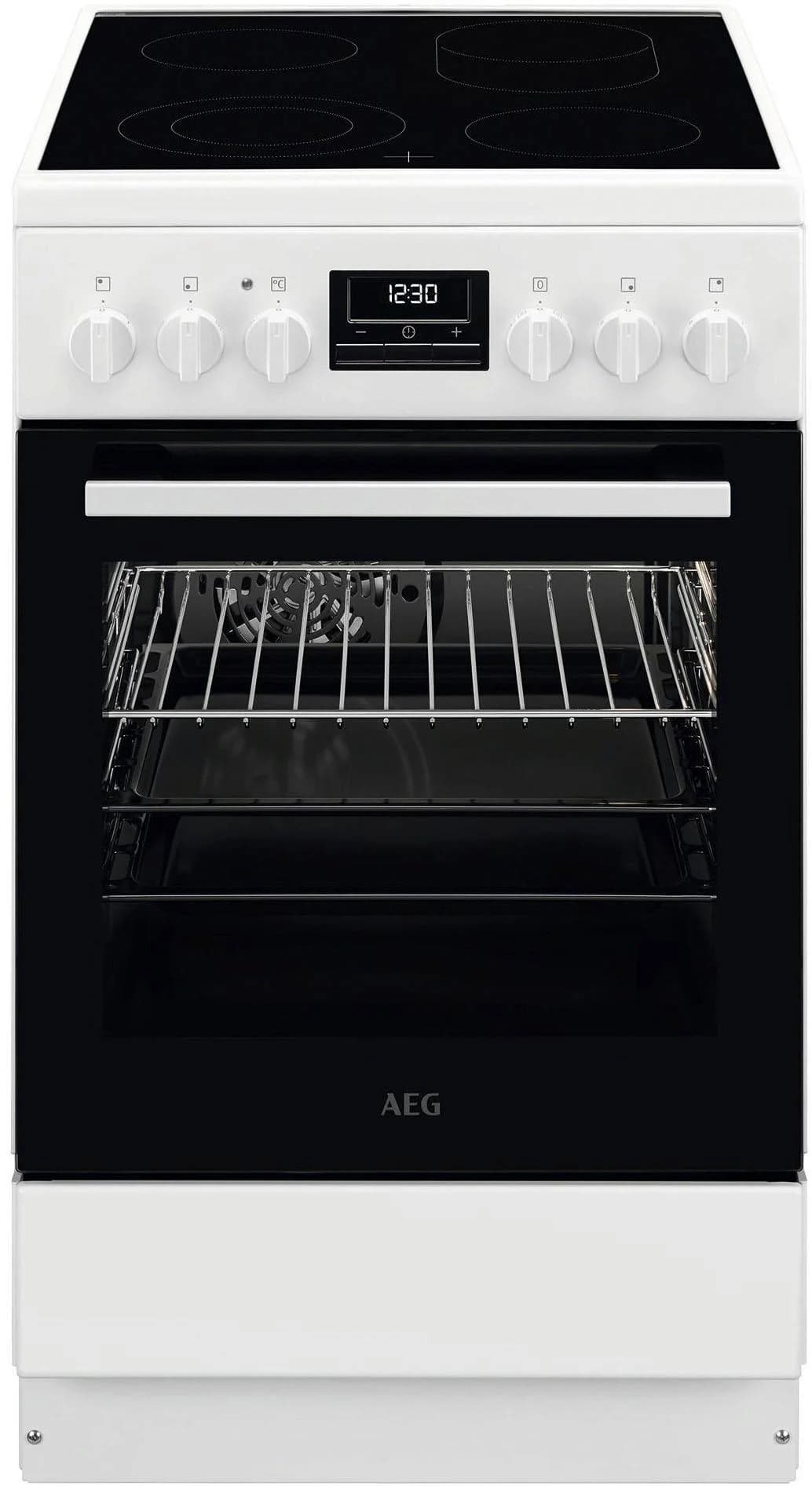 AEG Elektro-Standherd CCB5440CBW Weiß Energieeffizienz A