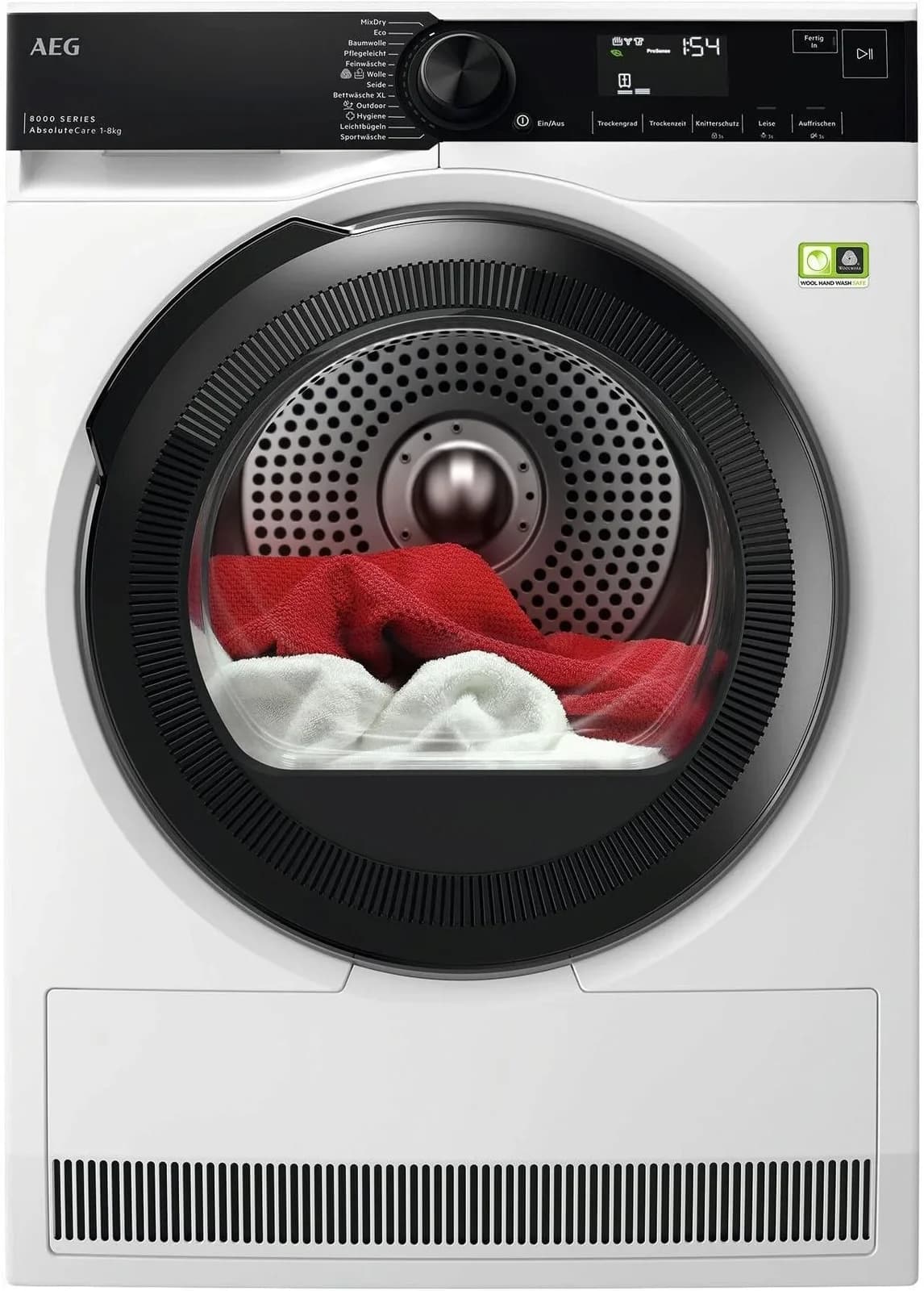AEG Wärmepumpentrockner TR8T75780 8 kg AbsoluteCare® Weiß