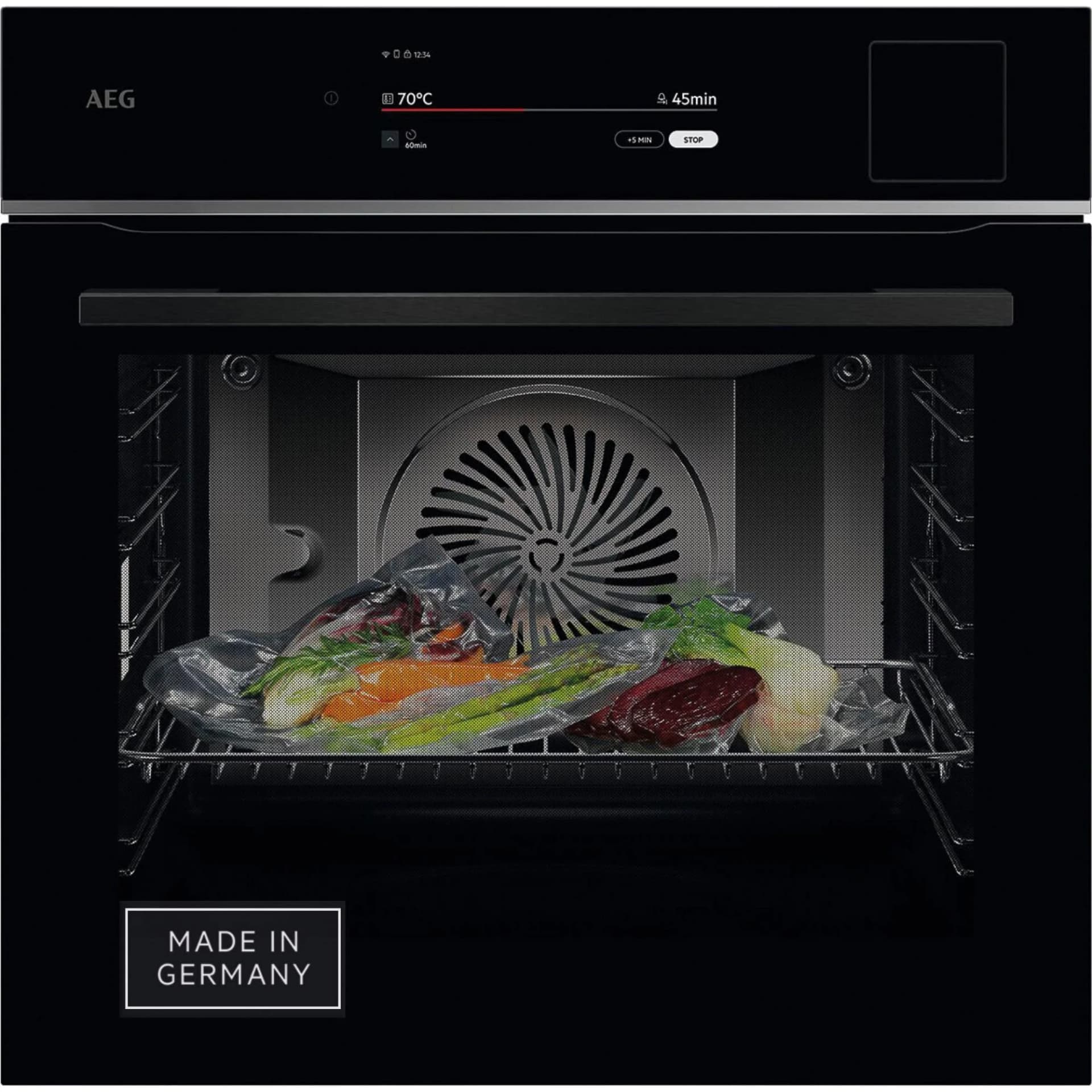 Einbaubackofen Schwarz Modern