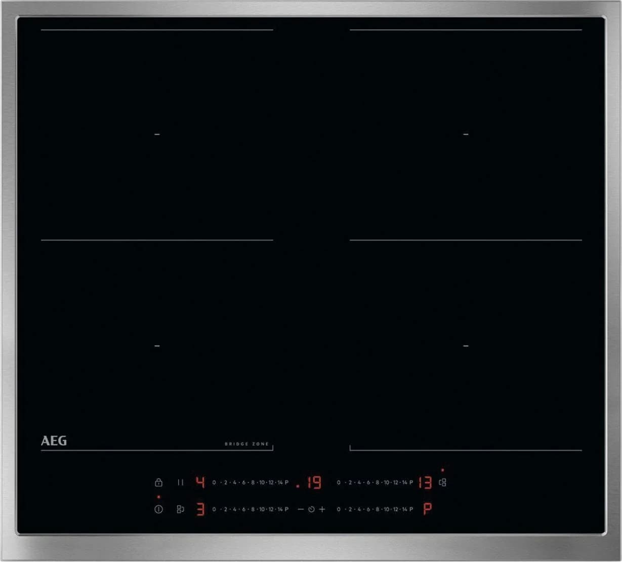 AEG Induktions-Kochfeld TO64IM0FXB PowerBoost Topferkennung