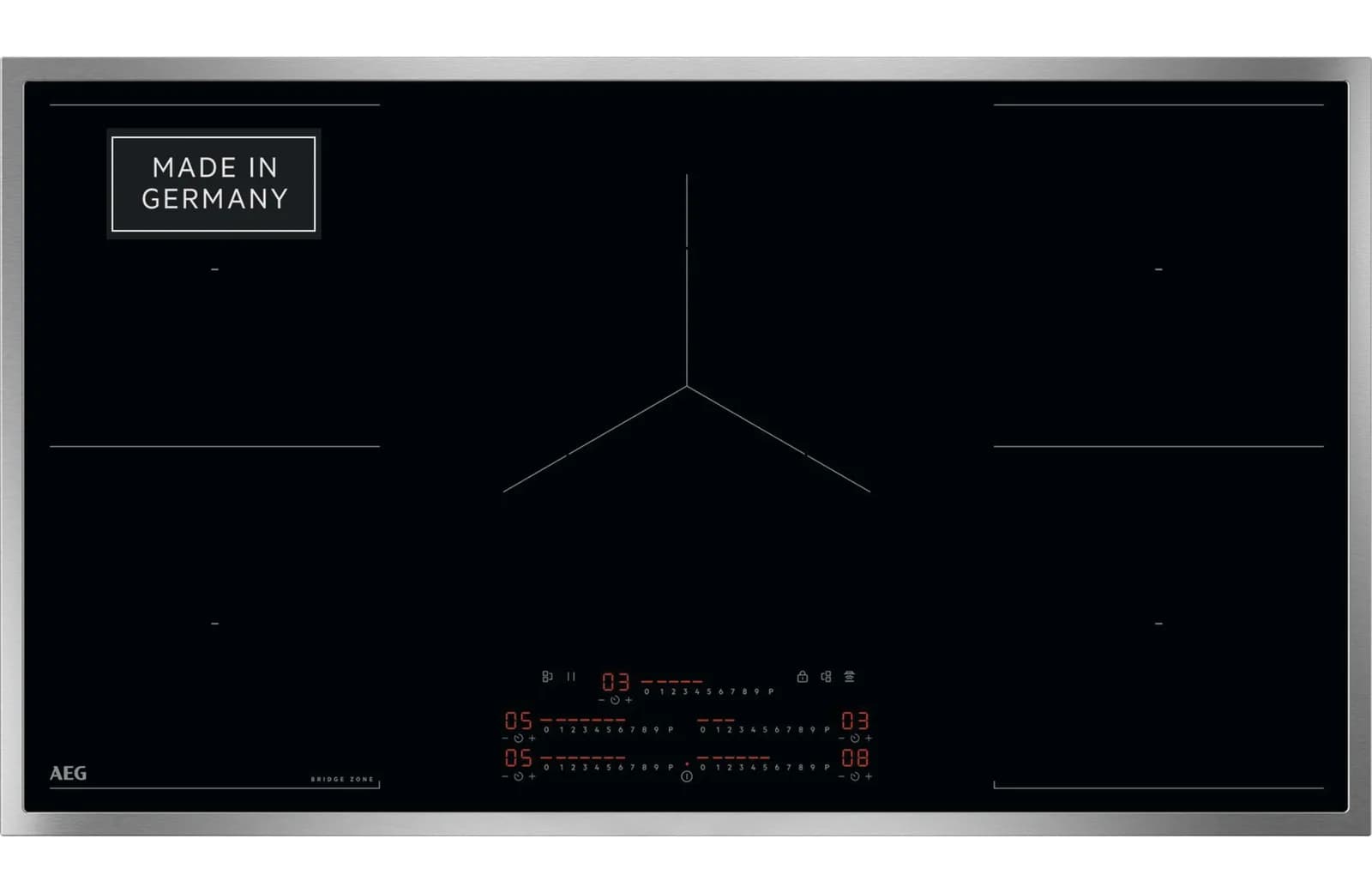 AEG Induktions-Kochfeld TK95IN08UB PowerBoost 5 Kochzonen