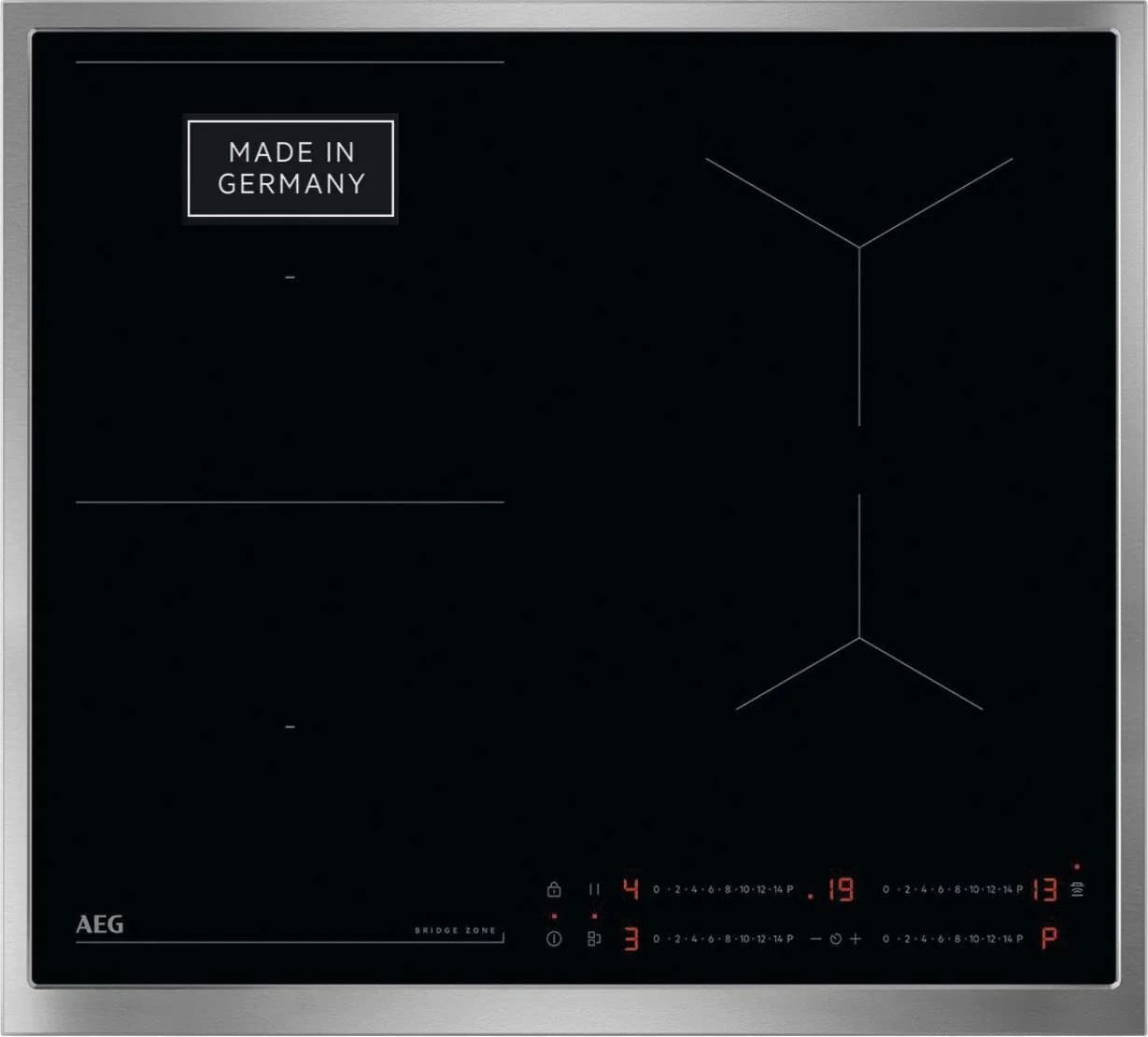 AEG Induktions-Kochfeld TO64IBO0FXB Schwarz