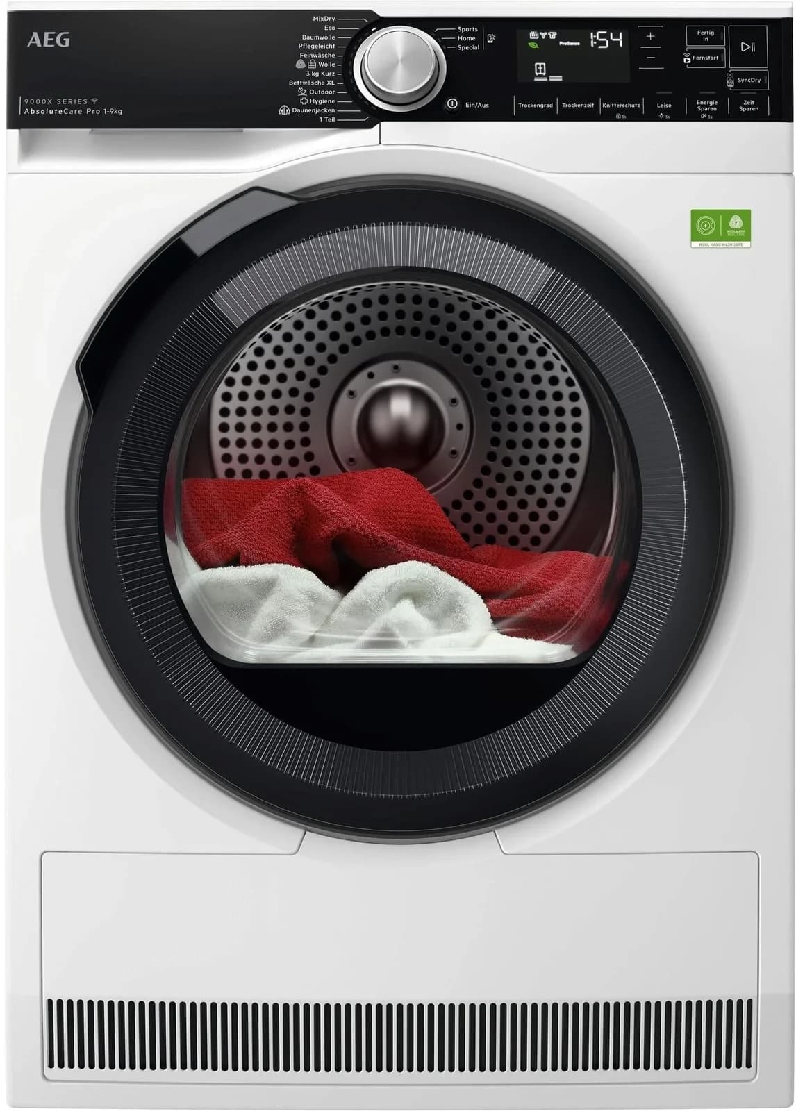 AEG Wärmepumpentrockner TR9XW80890 Weiß Energieeffizienz A