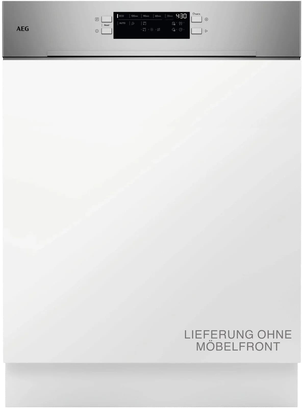 AEG teilintegrierbarer Geschirrspüler GT620B2SCM Edelstahl