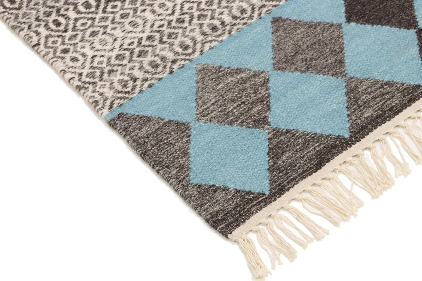 Carpet Avenue Kelim Teppich Modern Blau/Türkis/Braun - Bild 5