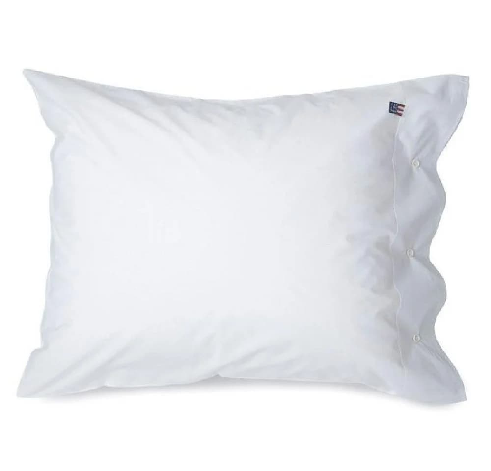 Lexington Kopfkissenbezug Pin Point White 80x80 cm Baumwolle - Bild 2