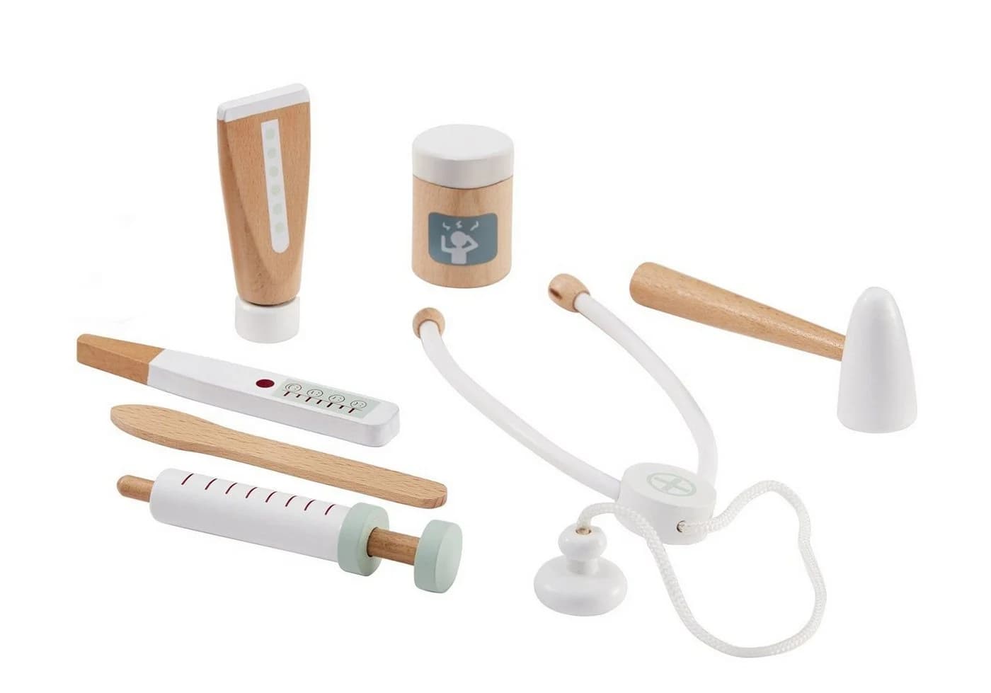 Kids Concept Spielzeug-Arztkoffer Gelb mit Instrumenten - Bild 3