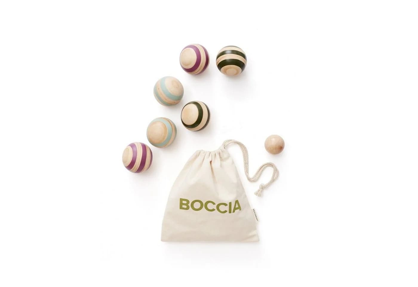 Kids Concept Spiel Kids Boccia Spiel Pinienholz Retro