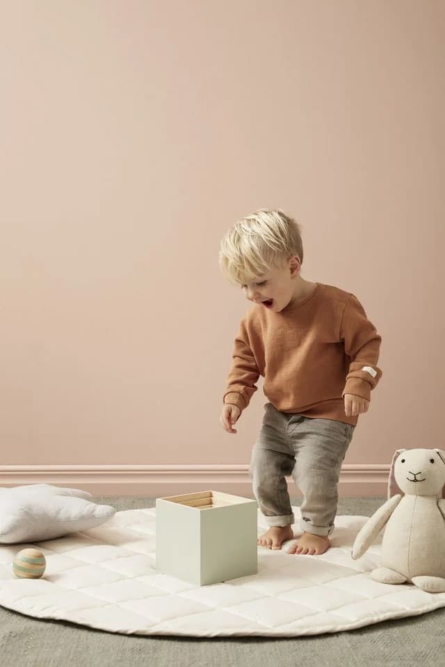 Kids Concept Spielteppich rund Off-White 98 cm - Bild 3