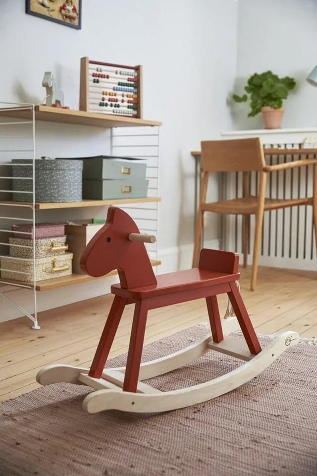 Kids Concept Schaukelpferd Orange-Rot Carl Larsson - Bild 5