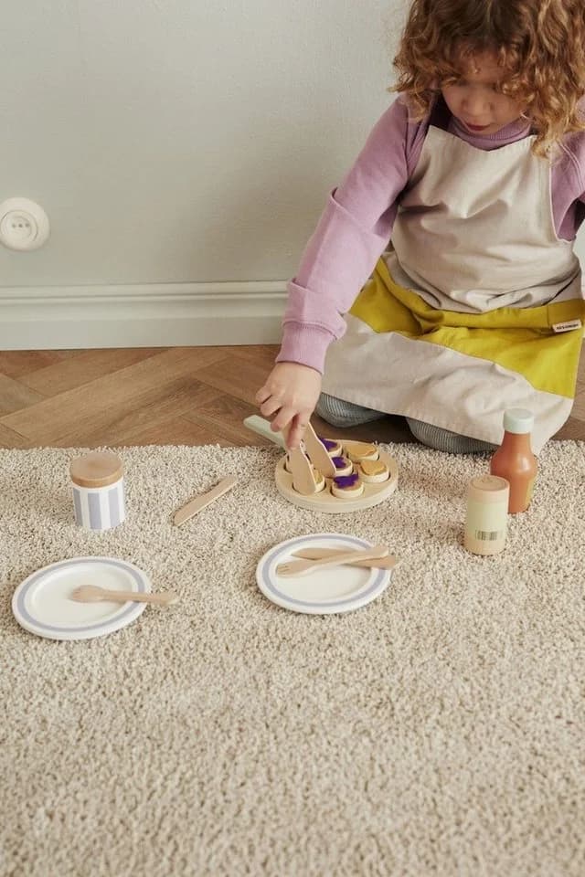 Kids Concept Rollenspiel Frühstück-Set mit Pfanne & Mini-Pfannkuchen - Bild 3