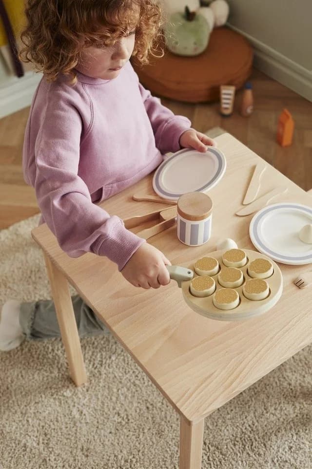Kids Concept Rollenspiel Frühstück-Set mit Pfanne & Mini-Pfannkuchen - Bild 5