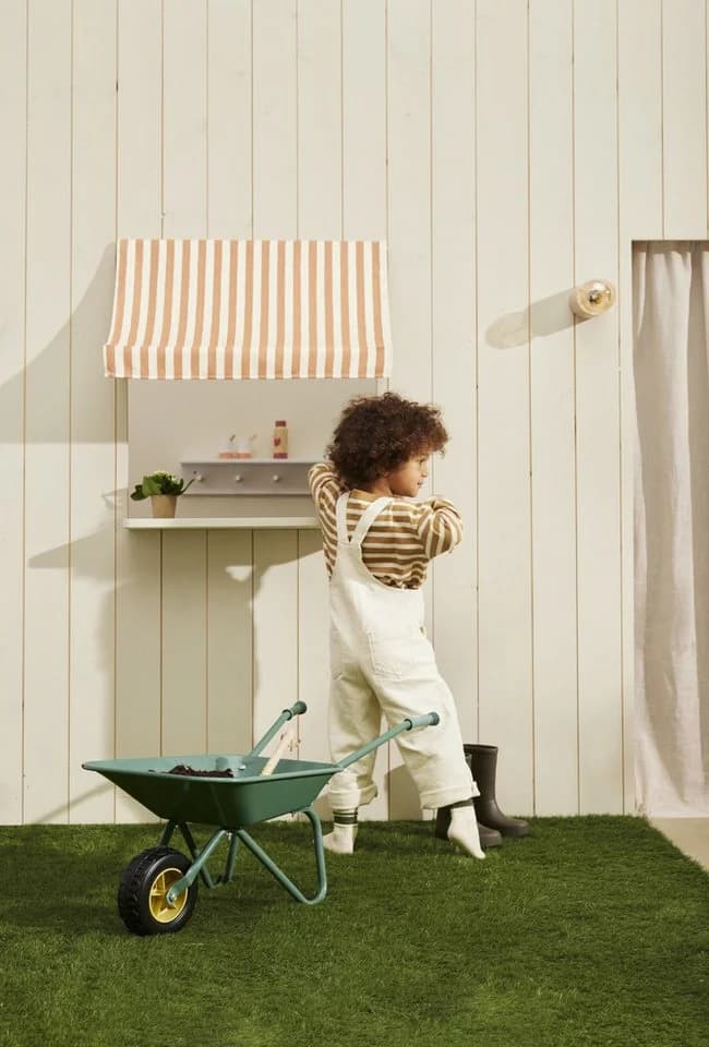 Kids Concept Spielzeug-Gartenset Schubkarre Kid's Hub Blau - Bild 4
