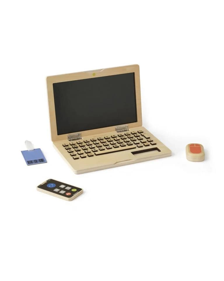 Kids Concept Lernspielzeug Laptop Kids Hub Holz