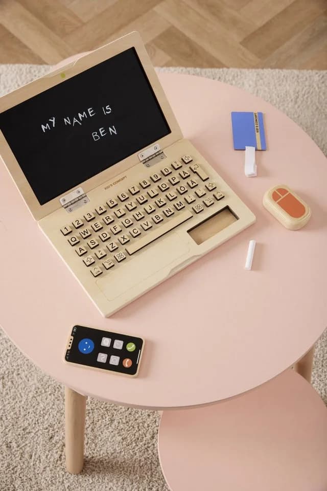 Kids Concept Lernspielzeug Laptop Kids Hub Holz - Bild 5