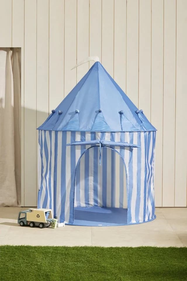 Kids Concept Spielzelt Streifen Blau