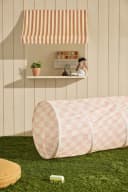 Kids Concept Spieltunnel Karo Apricot Bild 1