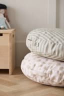 Kids Concept Pouf Sitzkissen Beige Streifen Bild 3